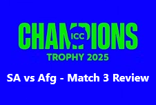 SA vs Afg - ICC Champions Trophy 2025