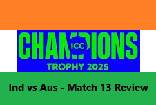 Ind vs Aus - ICC Champions Trophy 2025